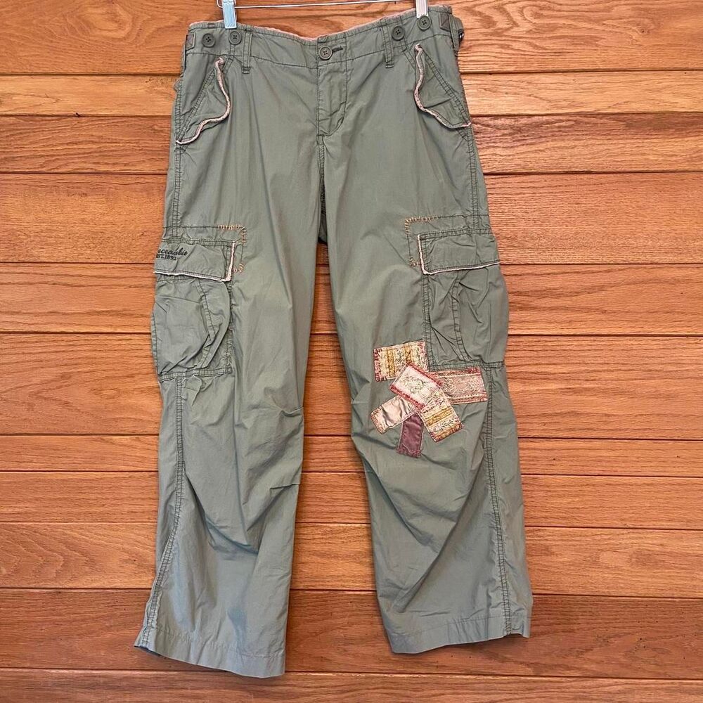 Abercrombie & Fitch vintage y2k patchwork print cargo pants